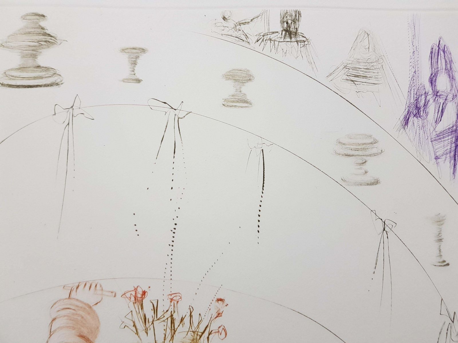 Salvador Dalí­Salvador Dali   The Knights Of King Arthur1970 photo vinterior