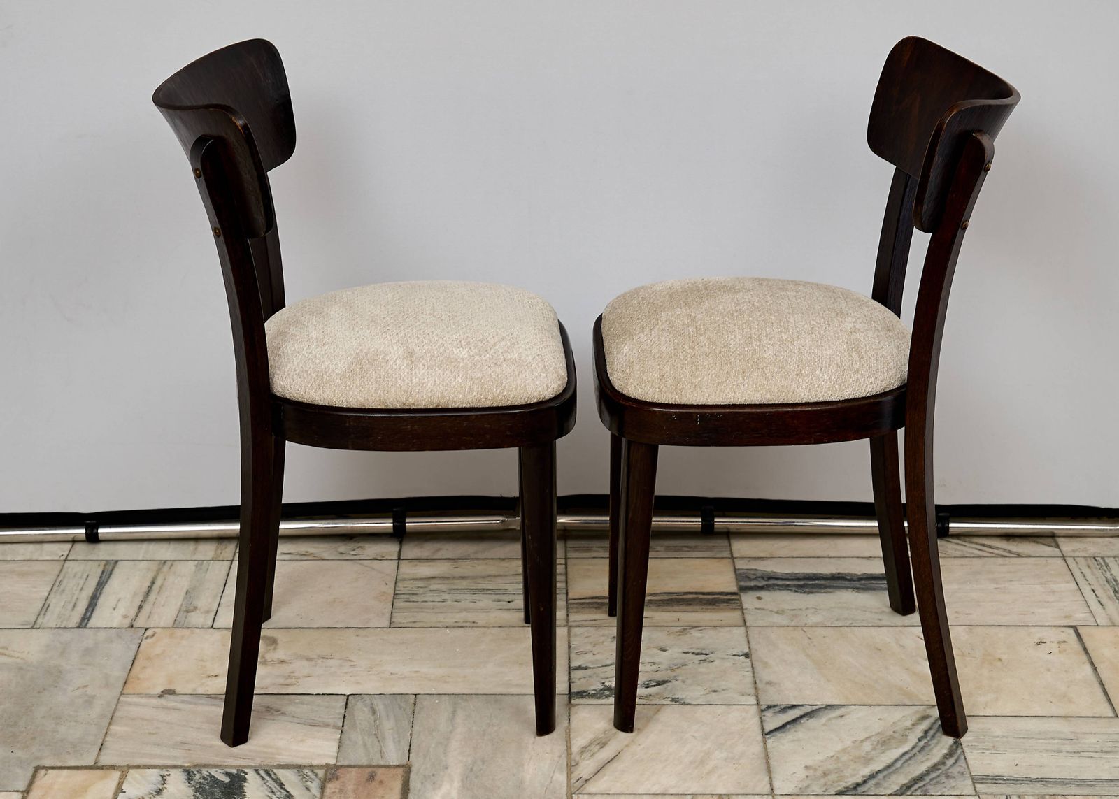 photo furniture Set Of Four Chairs Ton Czechoslovakia 1960s