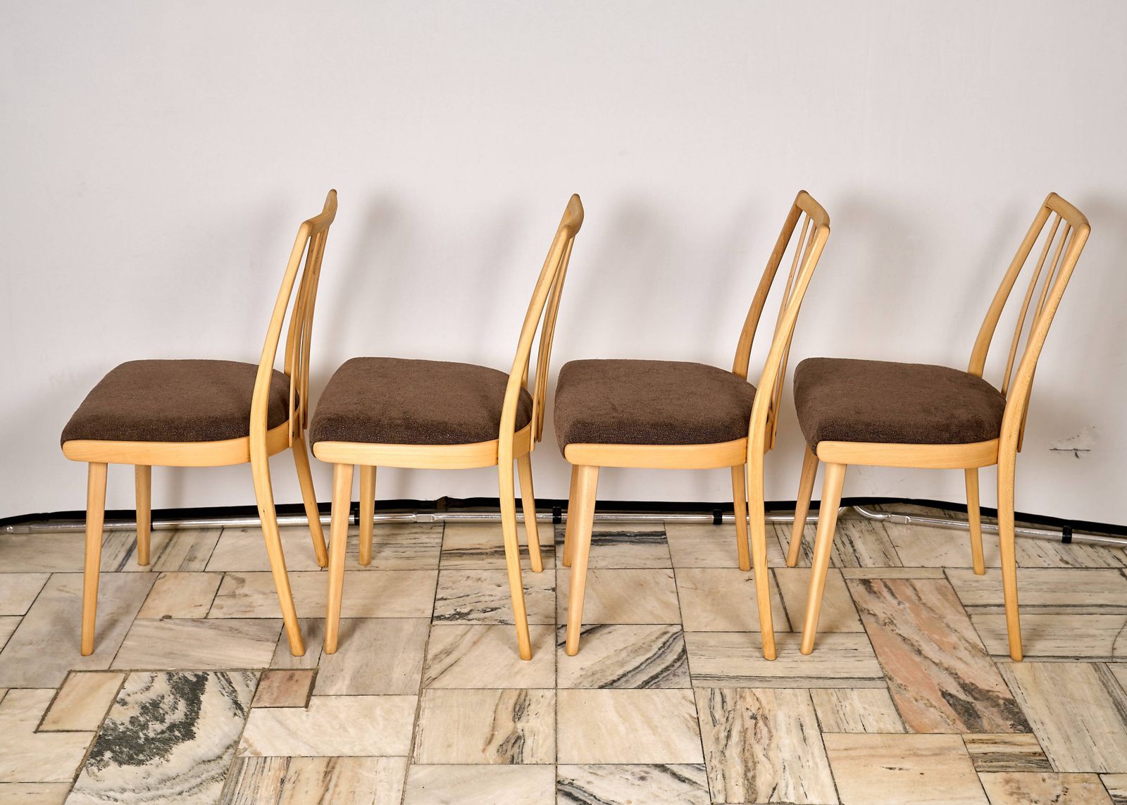 1960s Antonin Suman Dining Chairs , Set Of 4 photo for sale