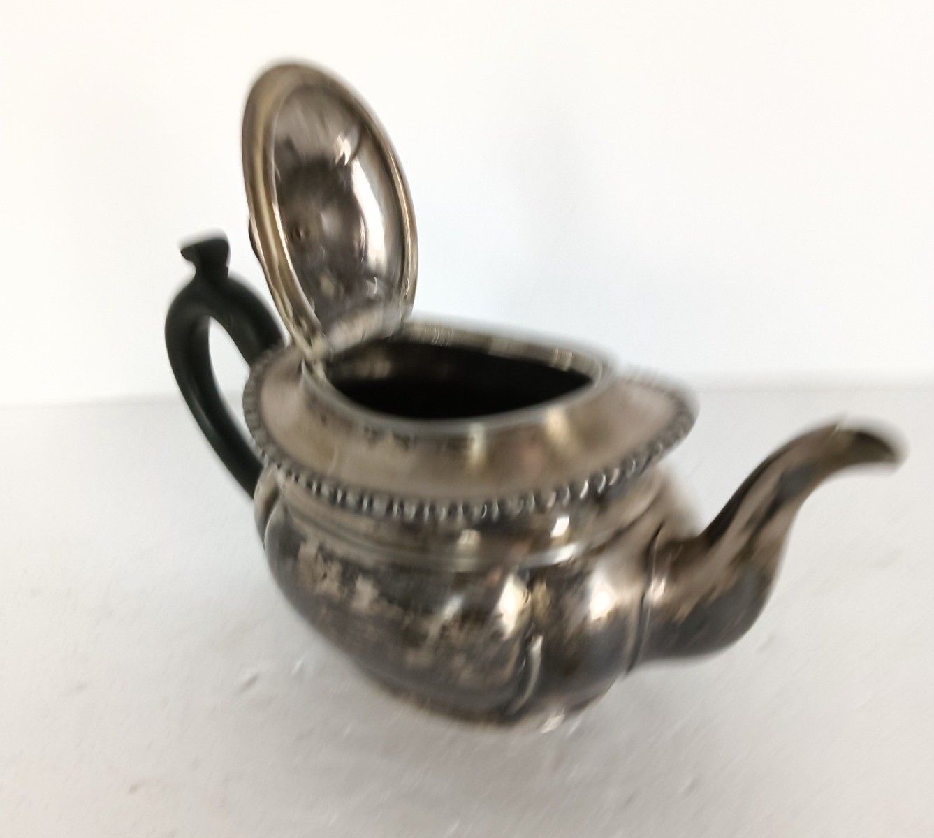 Art Nouveau Silver Plated Teapot Antique Joseph Rodgers And Sons Sheffield photo Home Decor