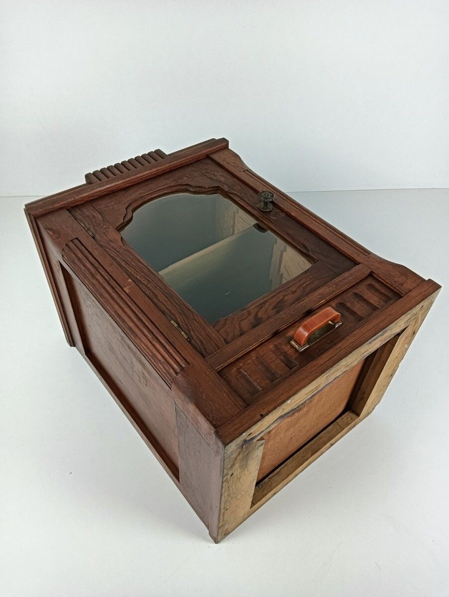 Gorgeous Art Deco Medicine Apothecary Cabinet Antique Beveled Glass, Shaving Cab photo vintage