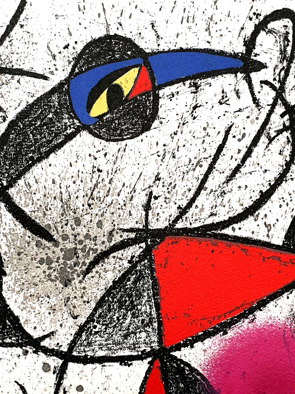 Joan Mirójoan Miro   Original Abstract Lithograph1972 photo 1125.0