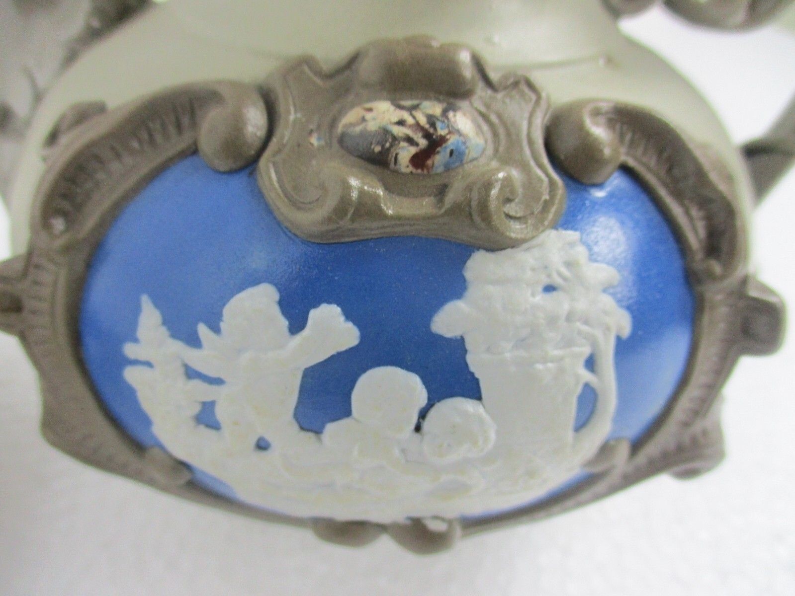 photo furniture Antique Breakfast Set Mettlach Boch Stoneware Cameo Dragons 1900s Extremely Rare
