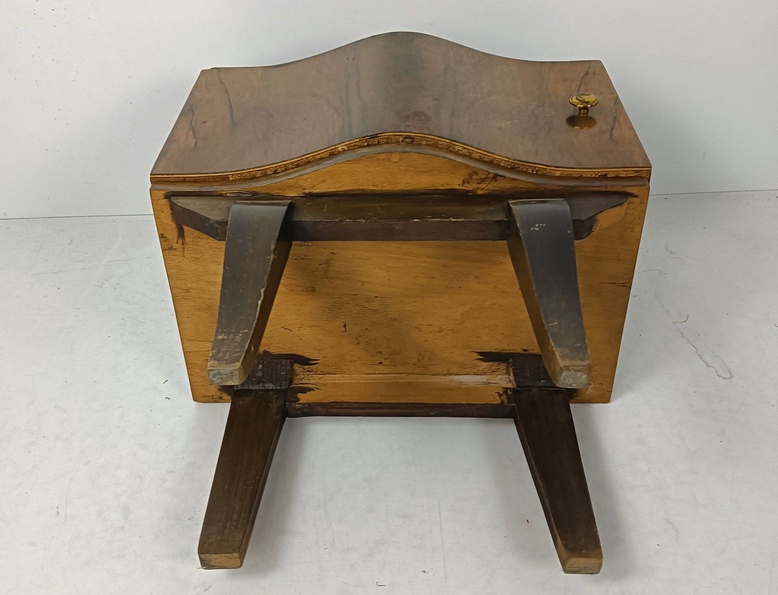 Furniture Antique Art Deco Art Nouveau  Side Cabinet End Table Nightstand Farmhouse Style photo