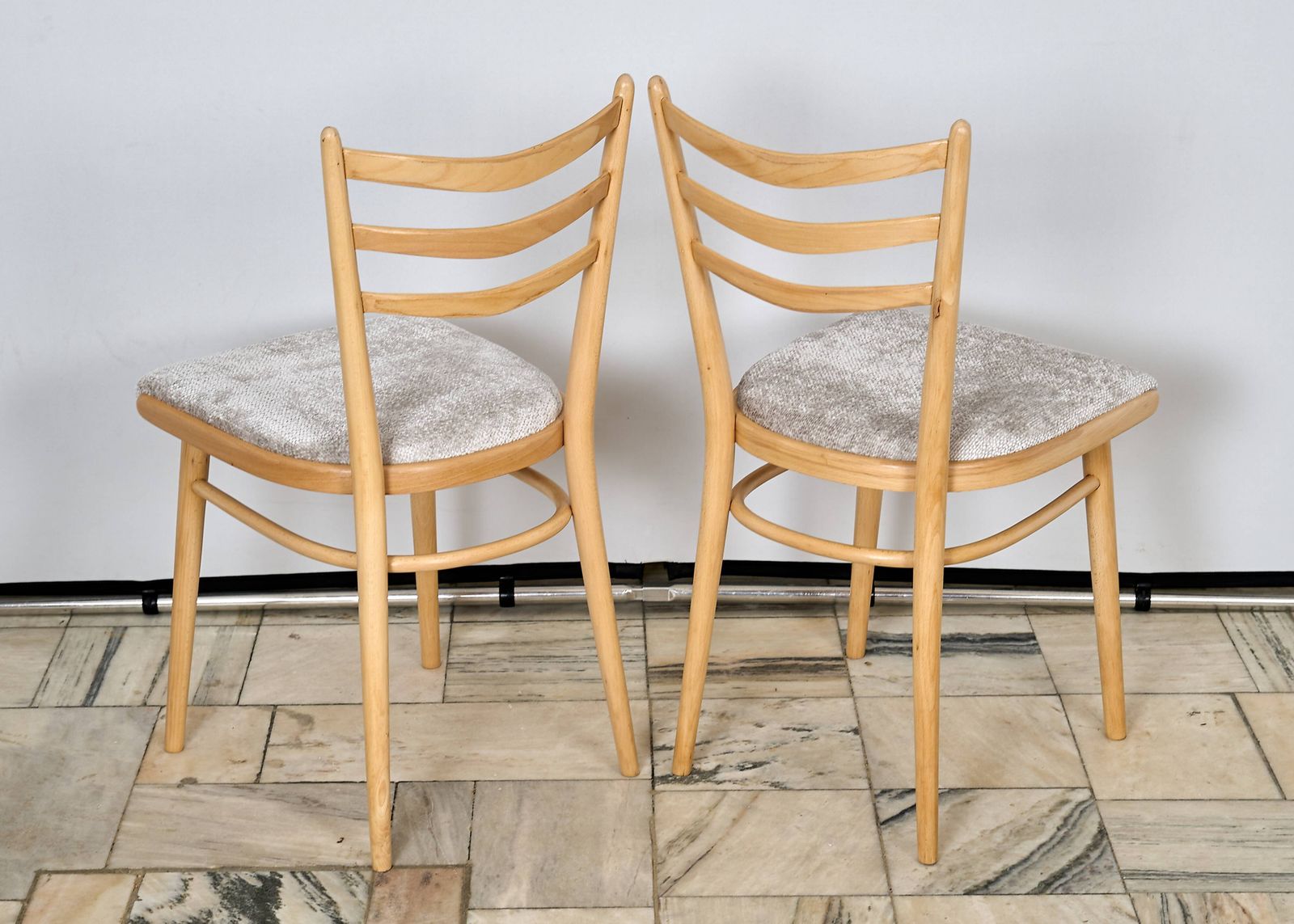Set Of Four Chairs Ton Czechoslovakia 1960s photo vinterior