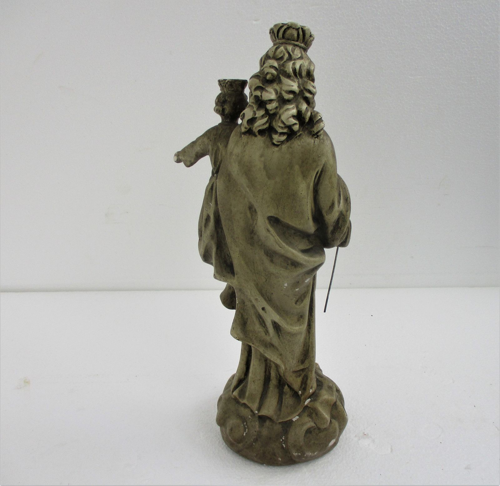 photo furniture Majestic Mary Auxilium Christianorum Statue Virgin Mary Madonna Crowned Infant C