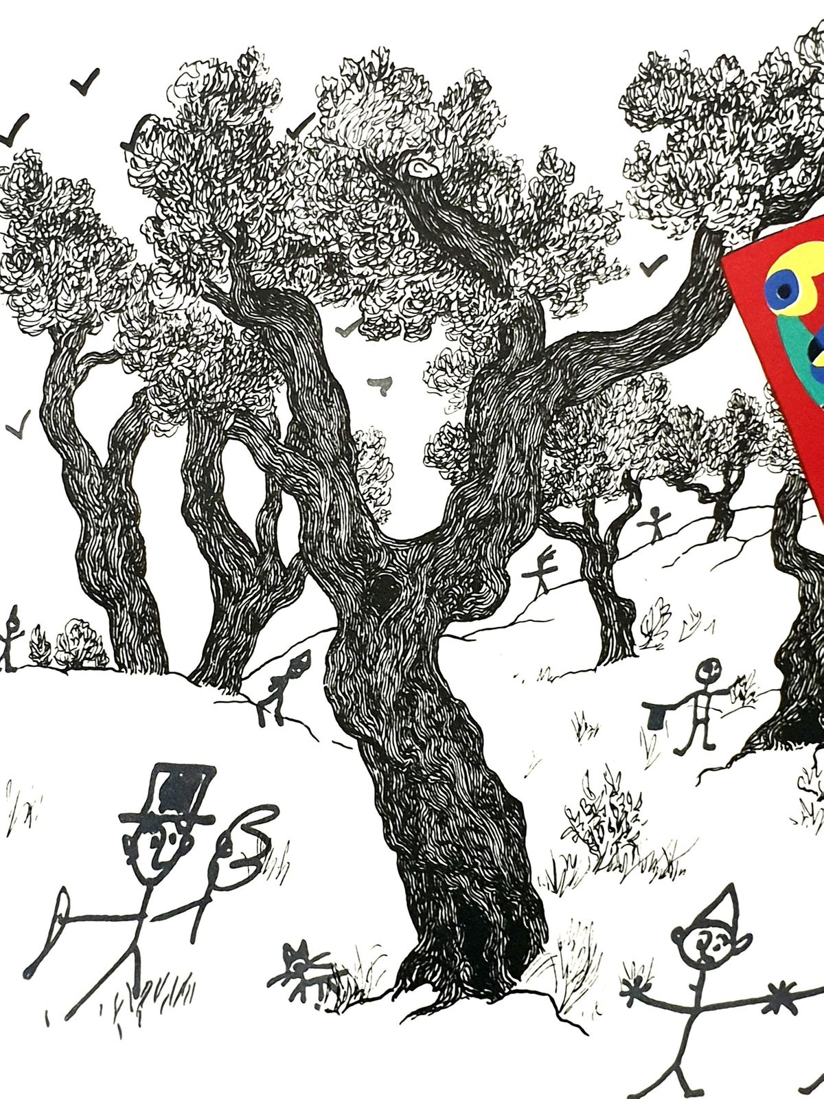 Joan Mirójoan Miro   The Party   Original Lithograph1956 photo for sale