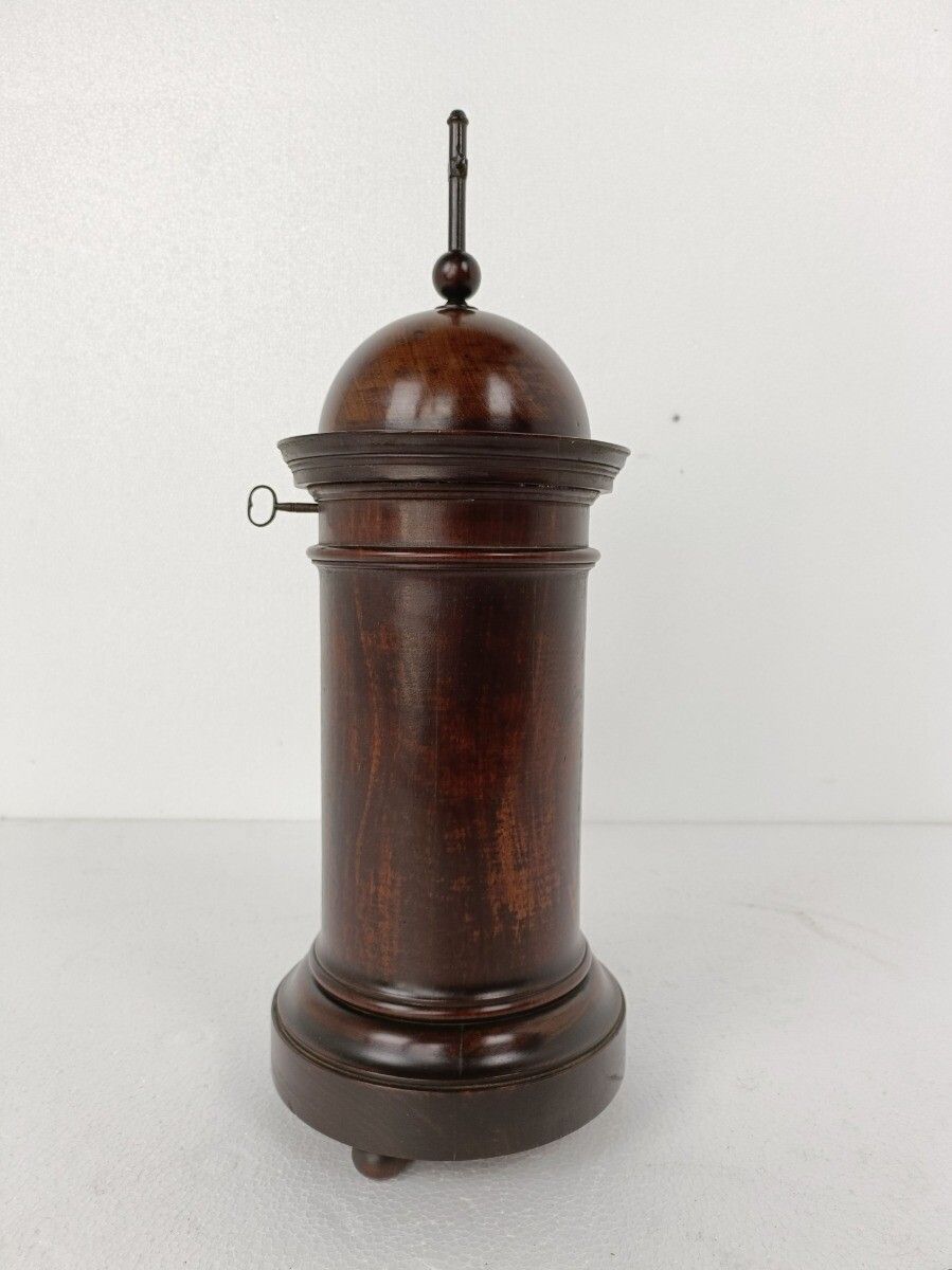 Exceptional Antique Chalice Holder Church Priest Mahony Wood Hand Made Piece Uni photo 769.0