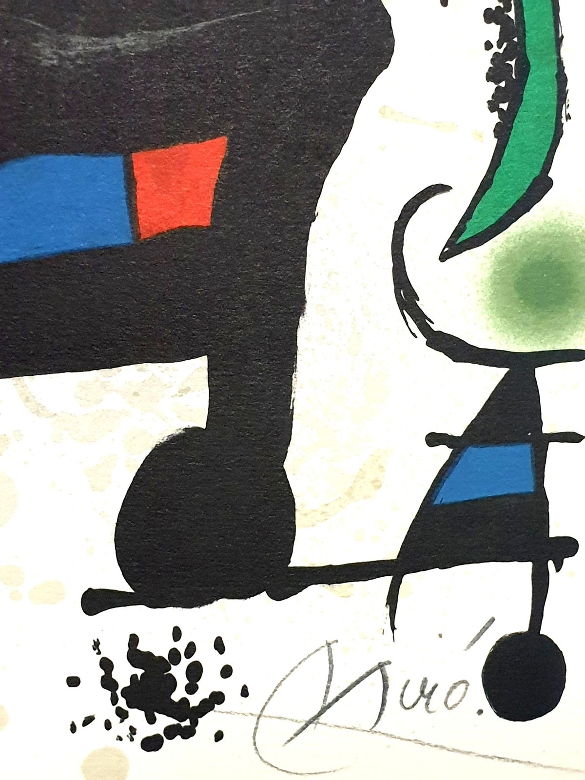 Joan Mirójoan Miro   “Plate I” From “Oda À Joan Miró”   Lithograph1973 photo Art