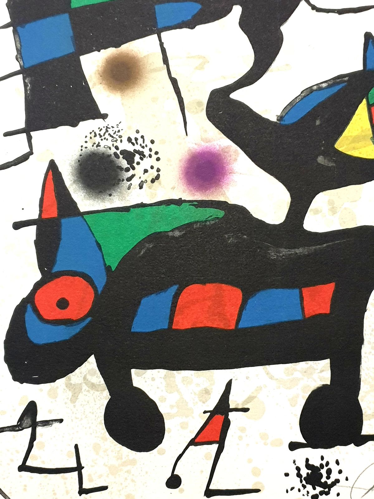 Joan Mirójoan Miro   “Plate I” From “Oda À Joan Miró”   Lithograph1973 photo buy