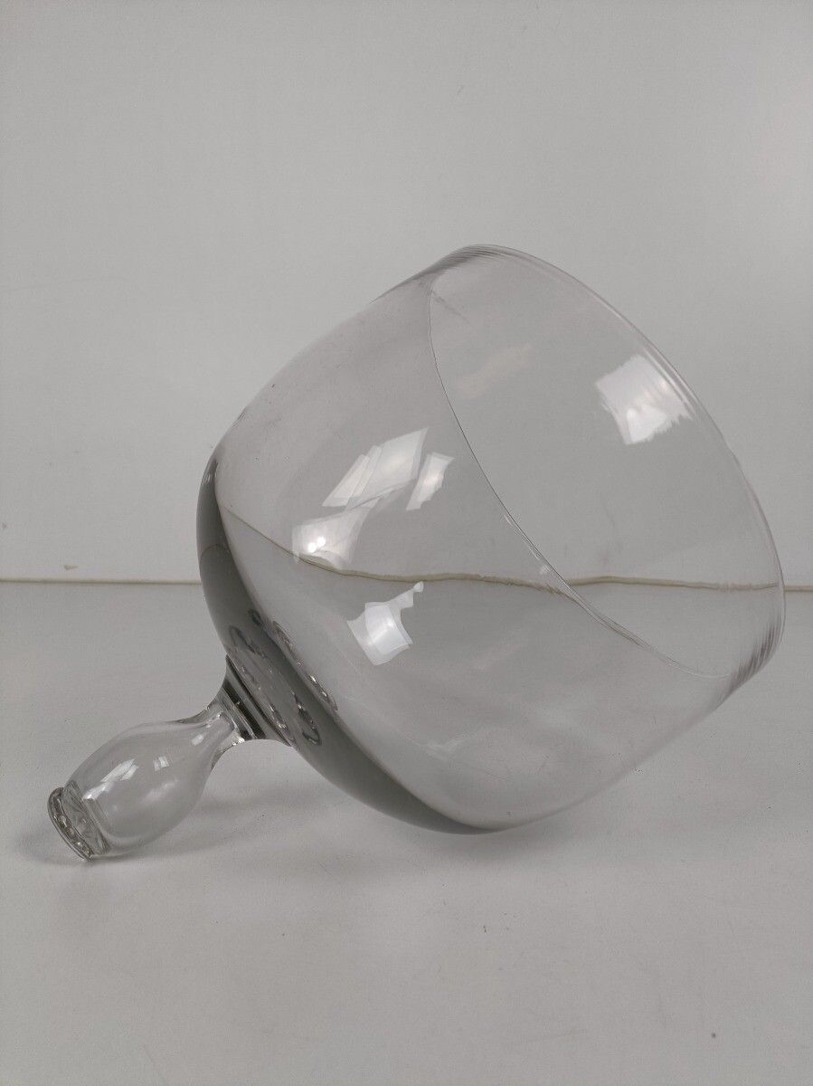 Antique Glass Hand Blown Art Deco Cheese Dome French photo buy