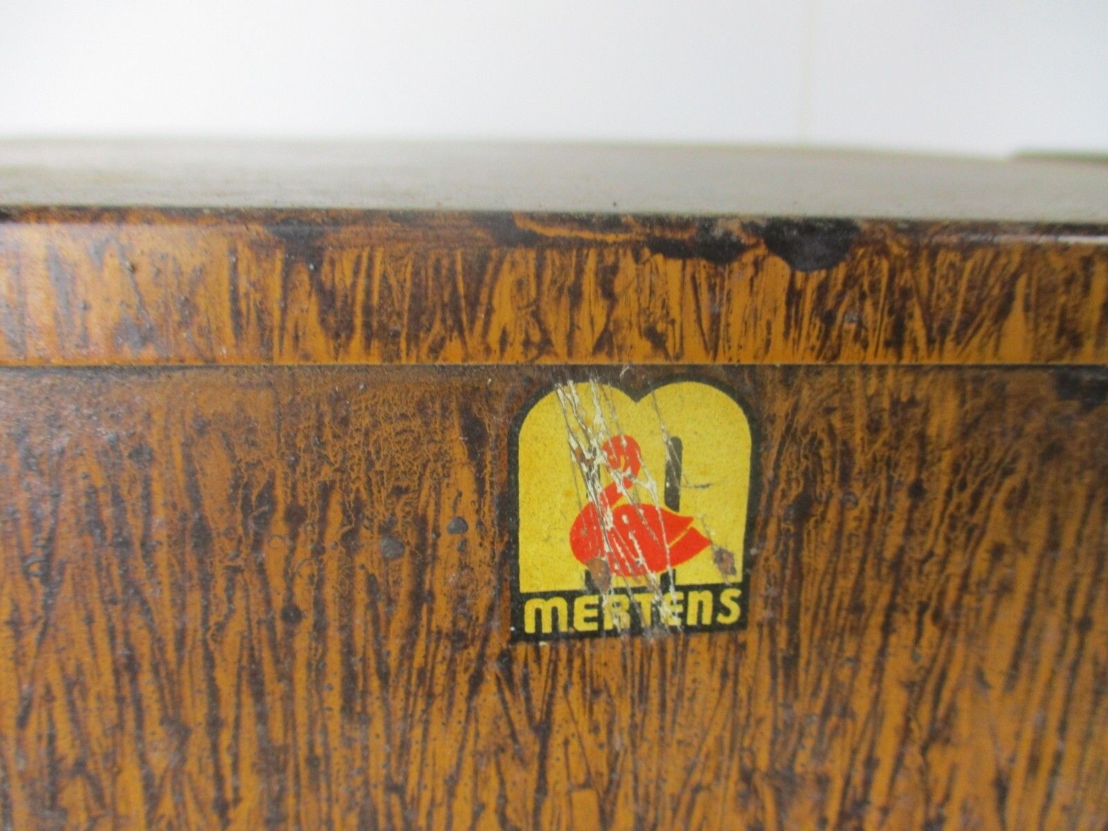 Furniture Pair Industrial Nightstands Mid Century Designed By Hermann Friedrich Mertens photo