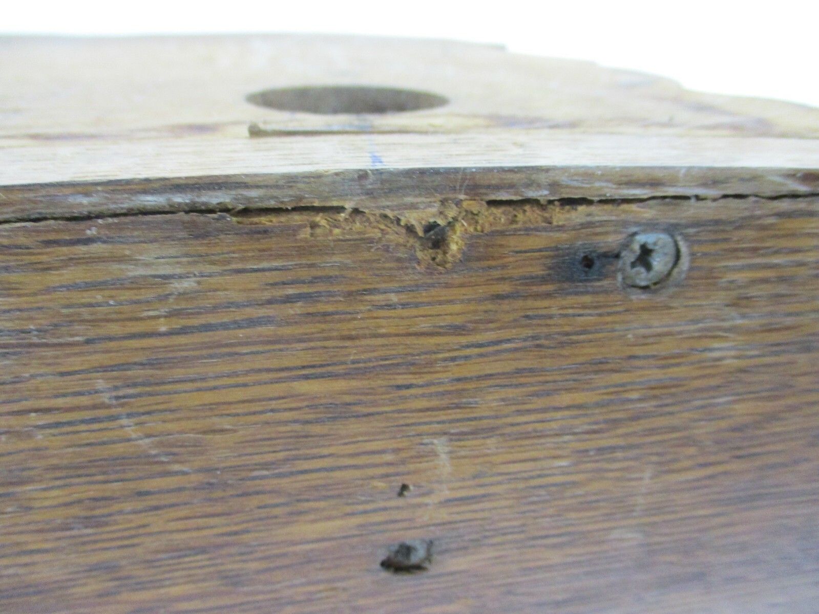 photo furniture Xl Hand Carved Wood Oak Coat Hat Kitchen Hallway Rack Antique Gorgeous