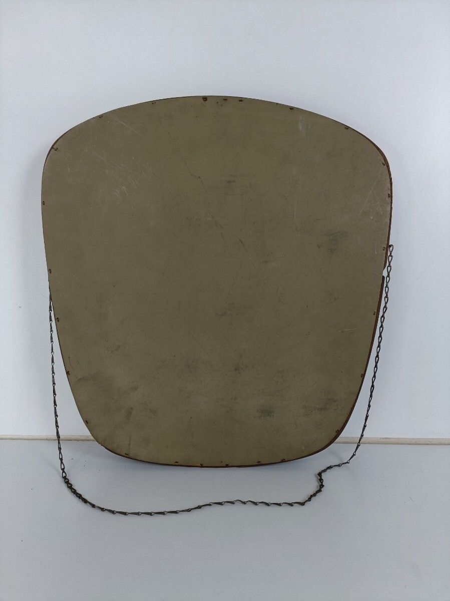 Stunning Teak Mid Century Mirror 1960s Era Aksel Kjersgaard Danish Modern Scandi photo vinterior