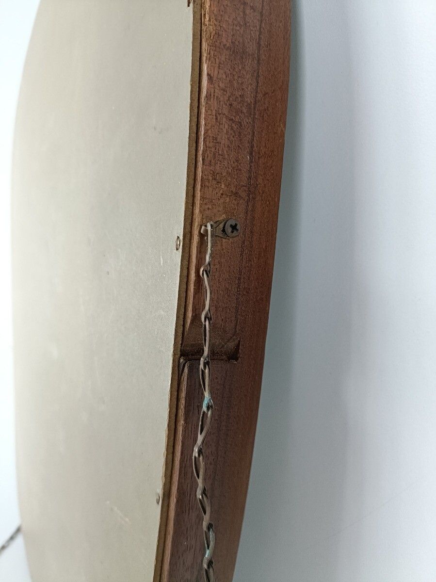 Stunning Teak Mid Century Mirror 1960s Era Aksel Kjersgaard Danish Modern Scandi photo vintage