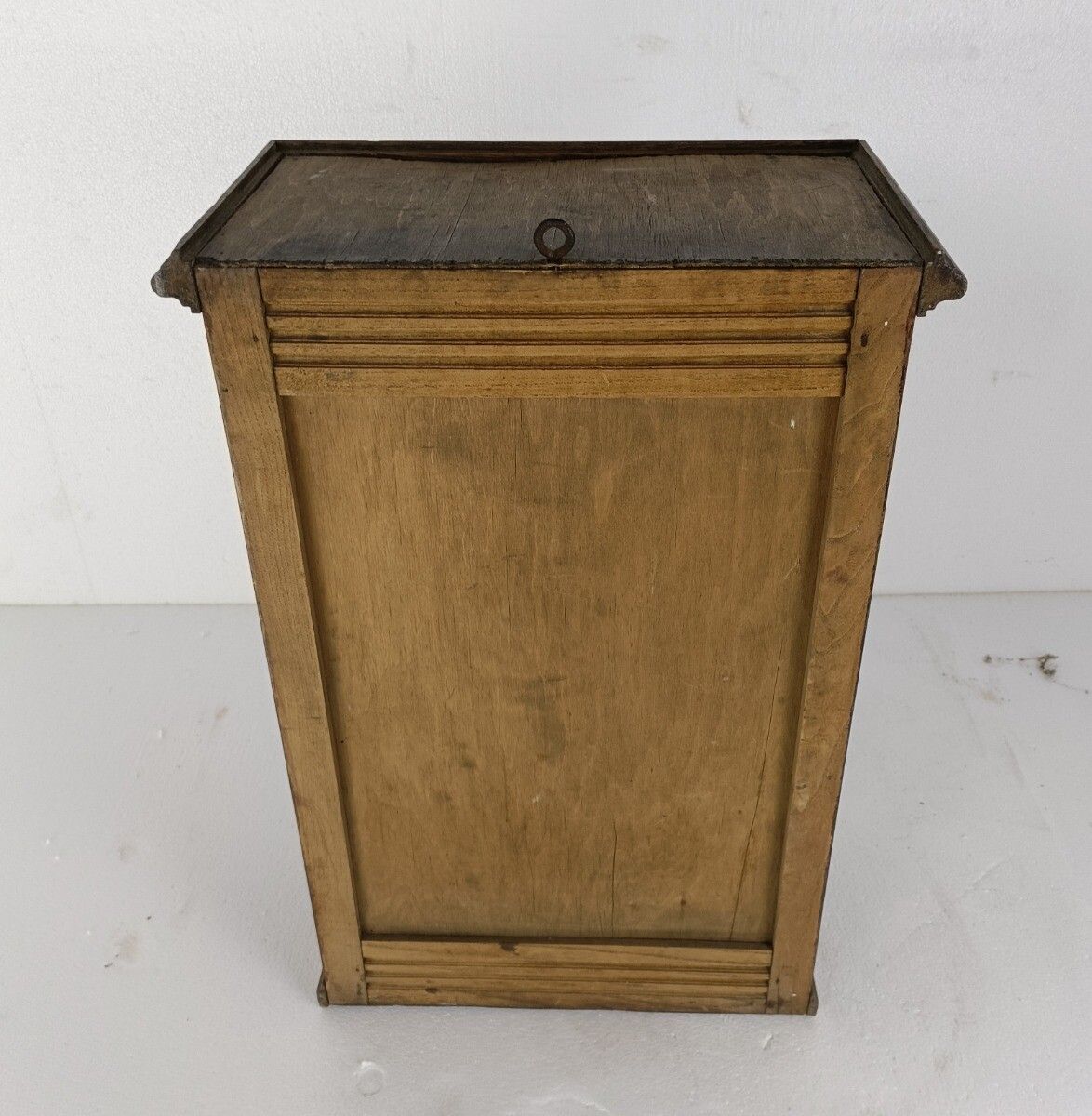 Medicine Apothecary Bathroom Kitchen Cabinet Antique Large Gorgeous Inlay Bevele photo buy