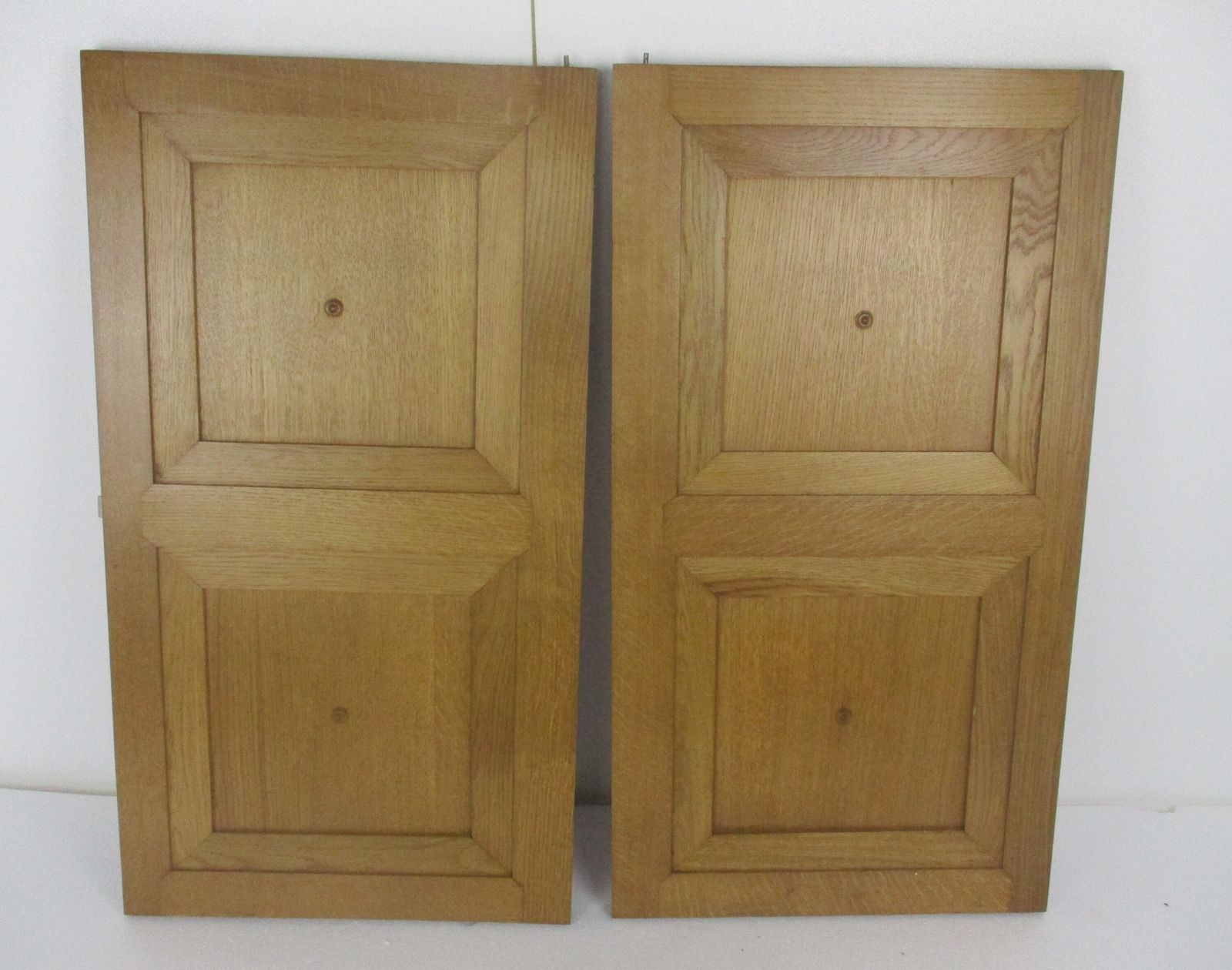 Pair  Hand Carved Wooden  Door Panels Reclaimed Architectural Medieval Style photo buy