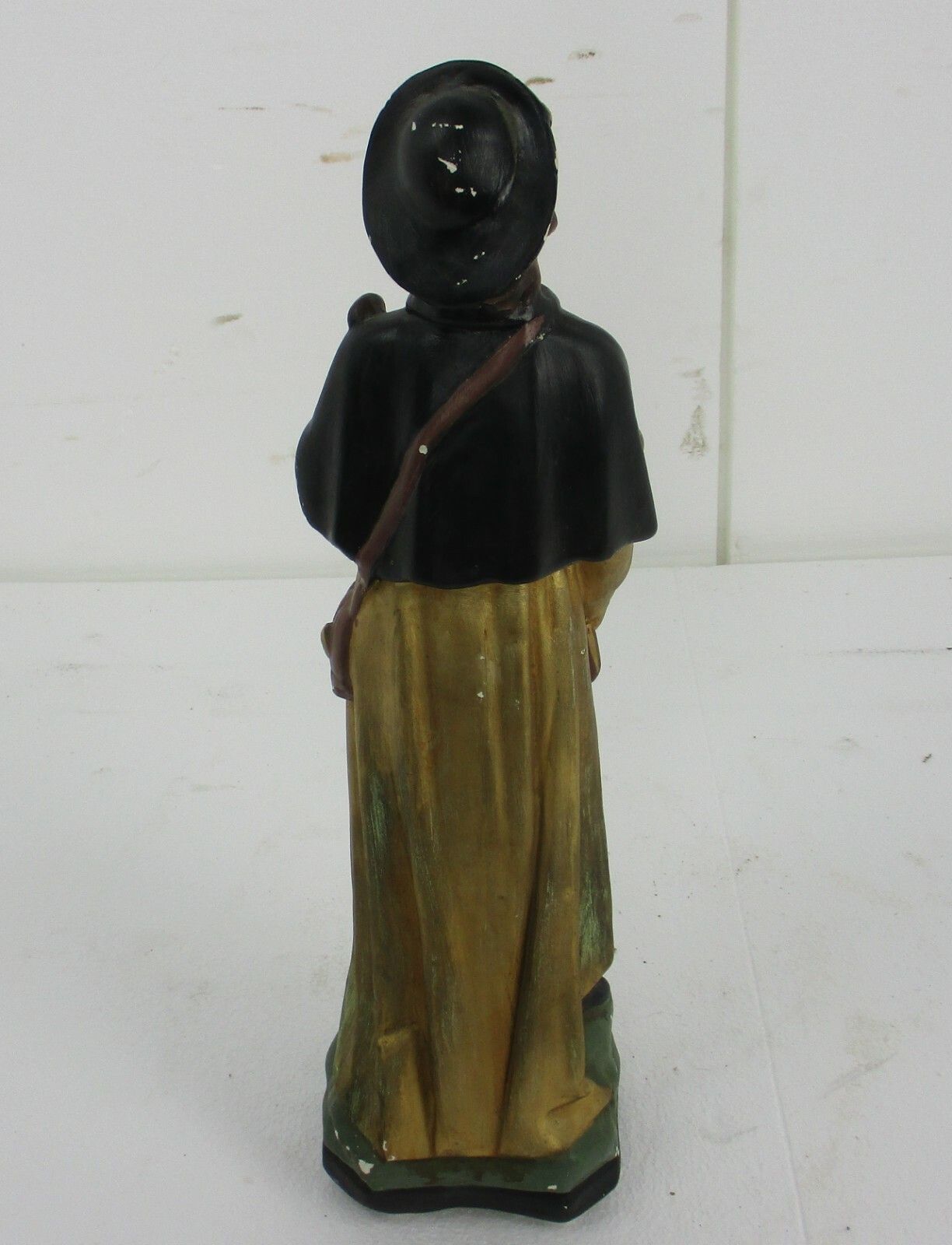 Saint Jacob James The Great  Plaster Statue Pilgrim Apostle Martyr Collector Htf photo buy