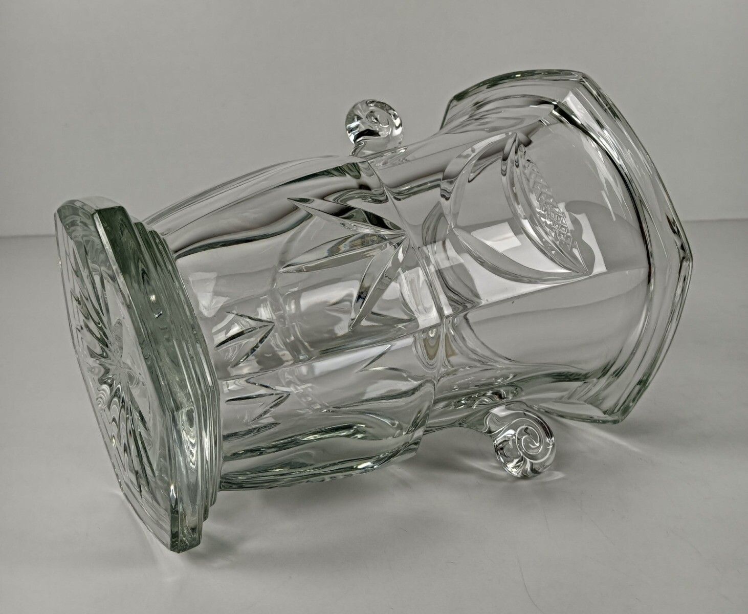 Cristalleries De Lorraine Glass Crystal French Ice Bucket Seau à Champagne VI photo vintage
