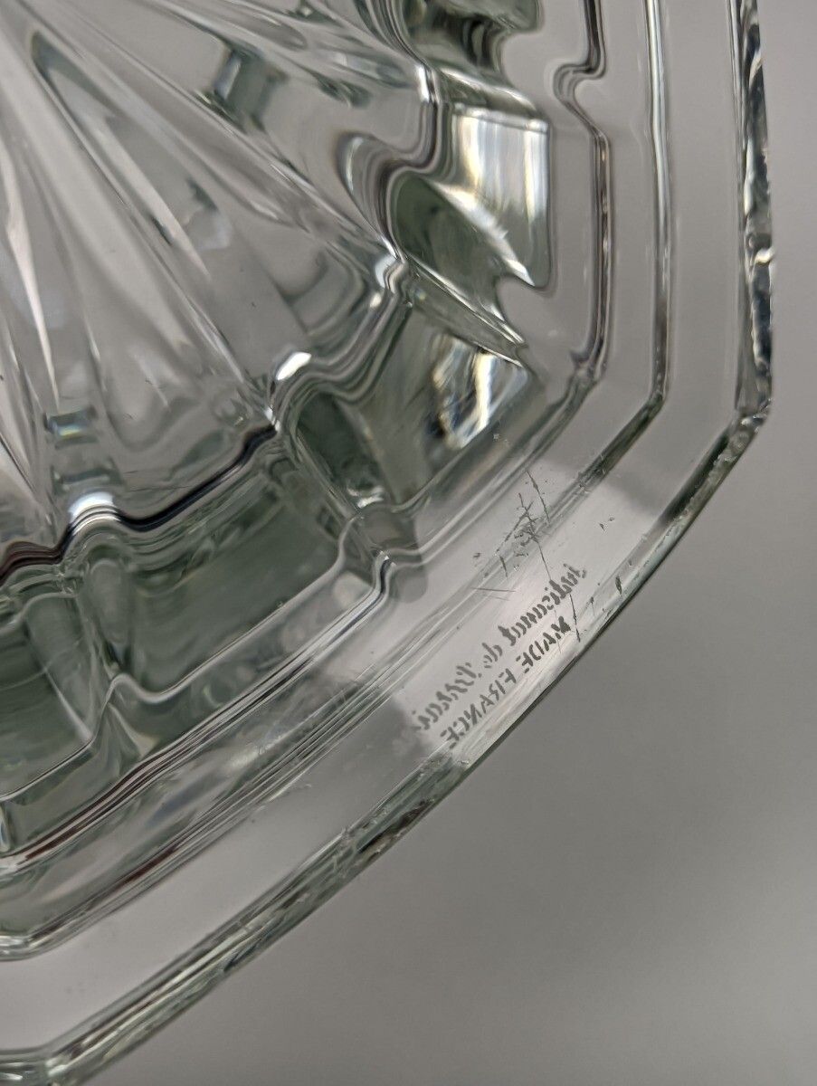223.0 Cristalleries De Lorraine Glass Crystal French Ice Bucket Seau à Champagne VI photo