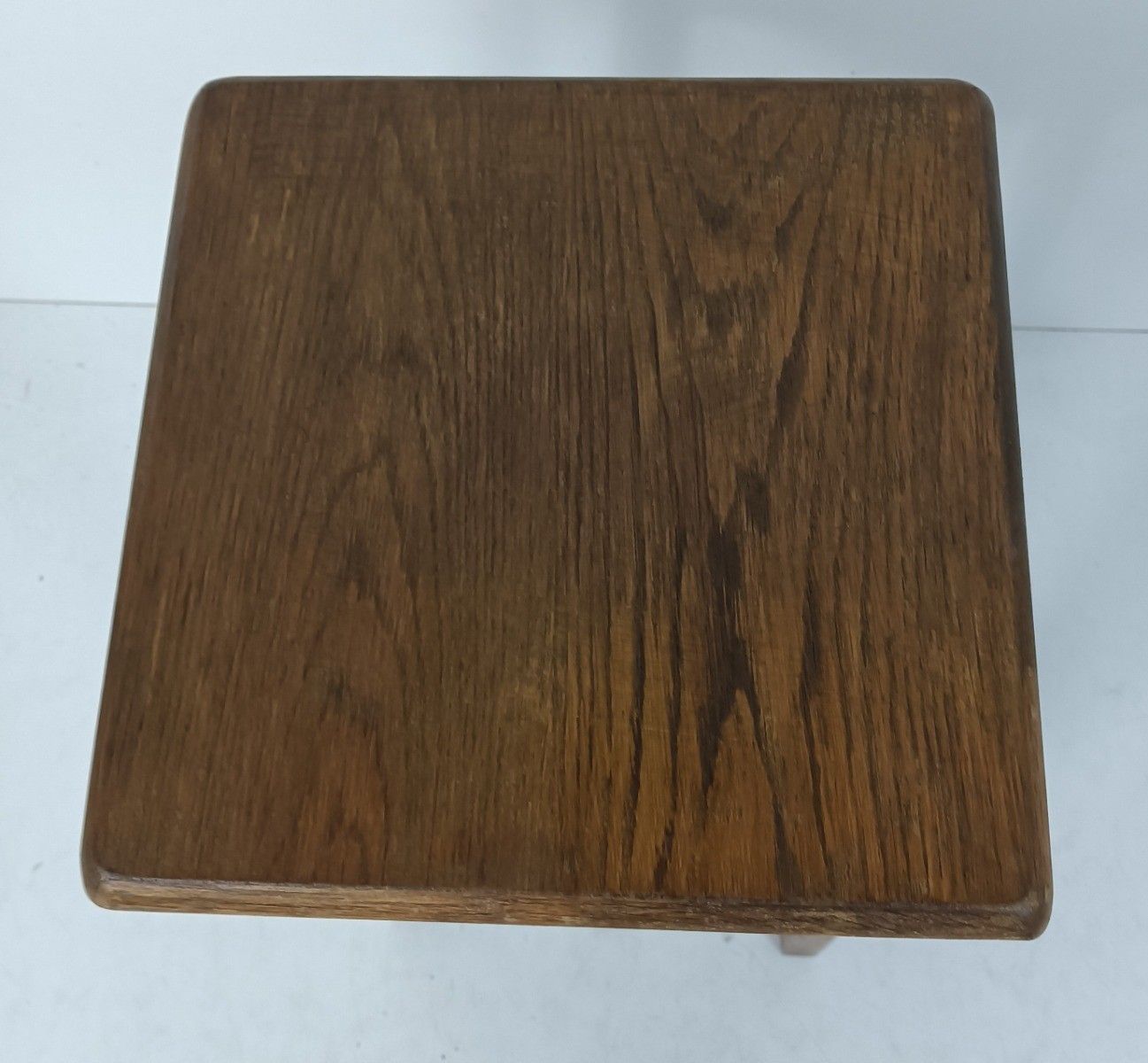 Vintage Stool Pedestal Plant Stand Side Occasional Table Vintage  Two Tier Carve photo vinterior