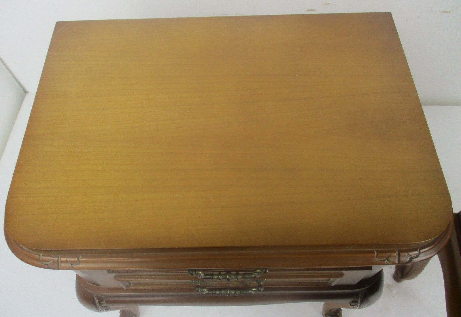 Couple French Louis XV/XVI Style Wooden Nightstands End Tables Chest Of Drawers photo vinterior