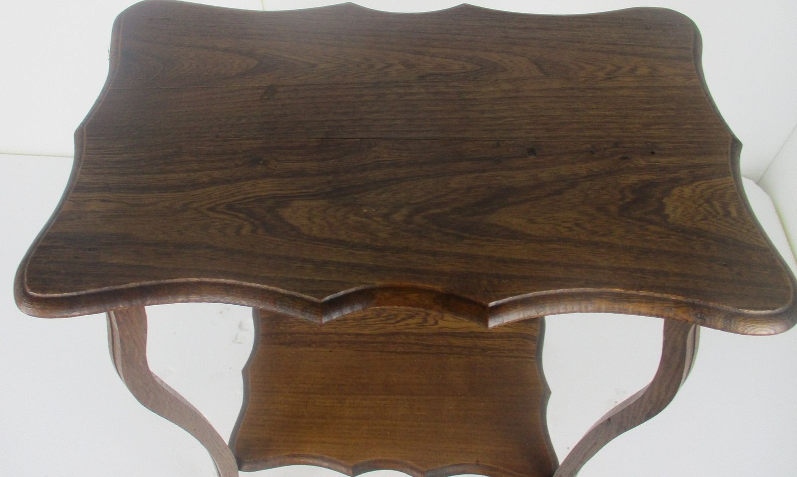 Art Nouveau Pedestal Side Occassional Table Plant Bonsai Stand Two Tier Antique photo Furniture