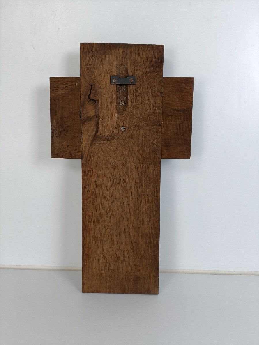 Gorgeous Hand Carved Wood Art Jesus Christ Head Of Thorns Sculpture Crucifix  VI photo buy