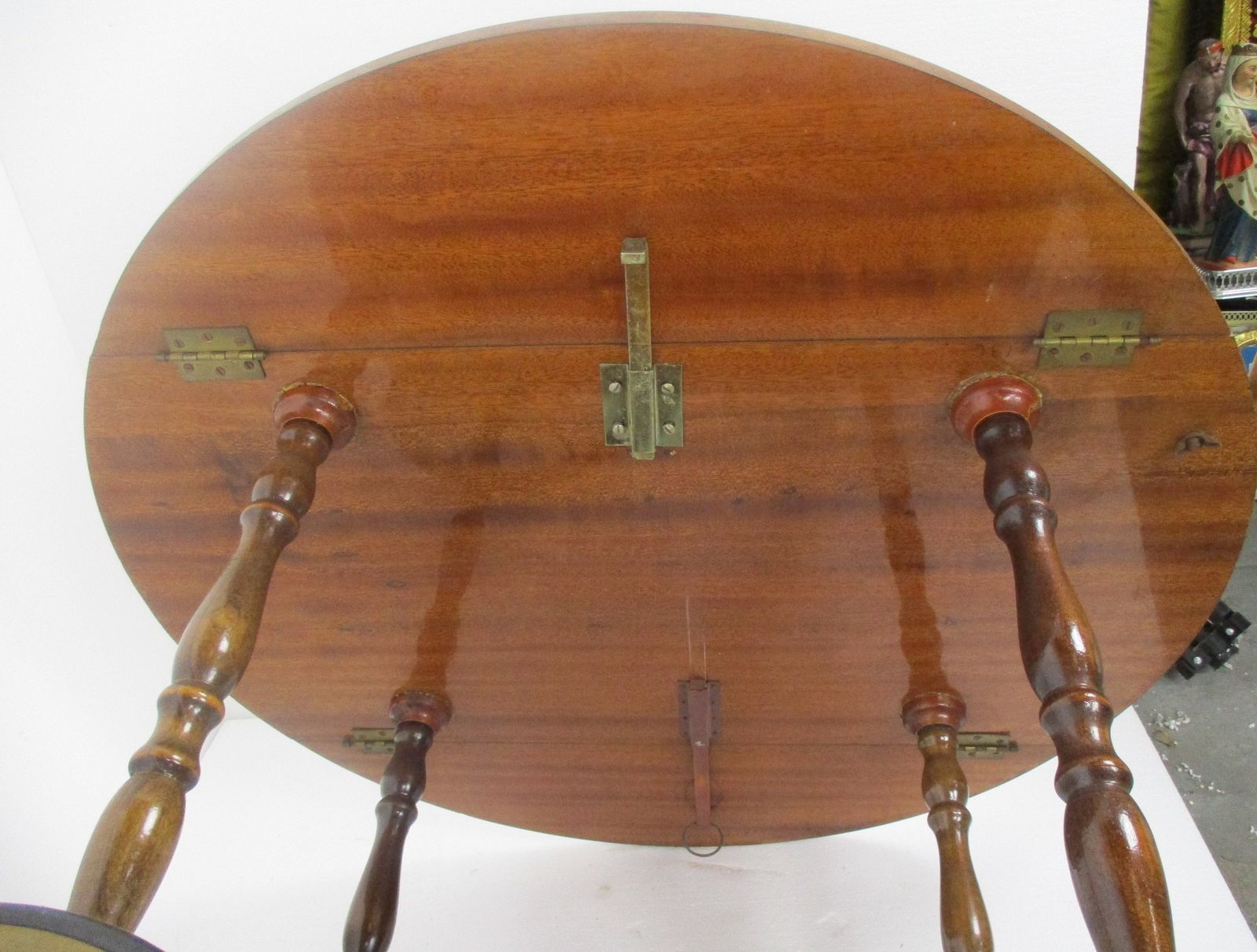 photo for sale Retro Bar Cocktail Tea Entertainment Cart Trolley Inlay Marquetry Gate Leg Italy