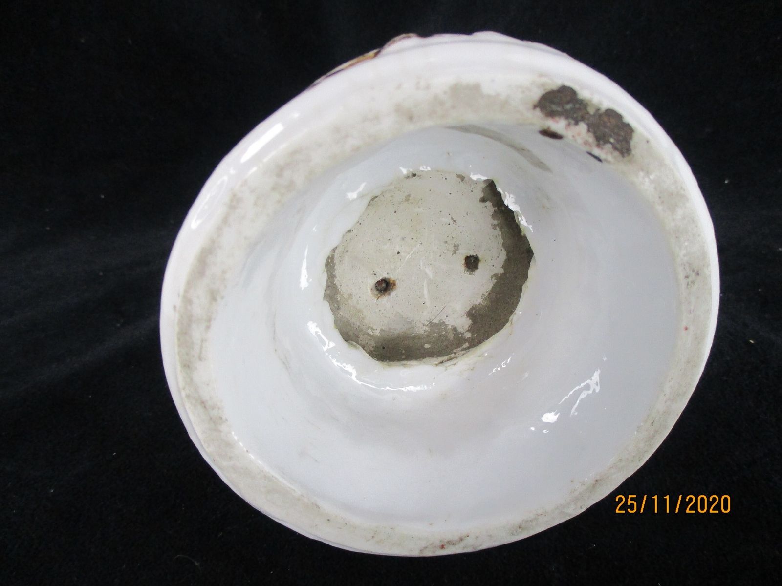 Antique 1900 Vieux Paris Porcelain Bisque Statue Virgin Mary Infant Jesus 9.84&Q photo vintage