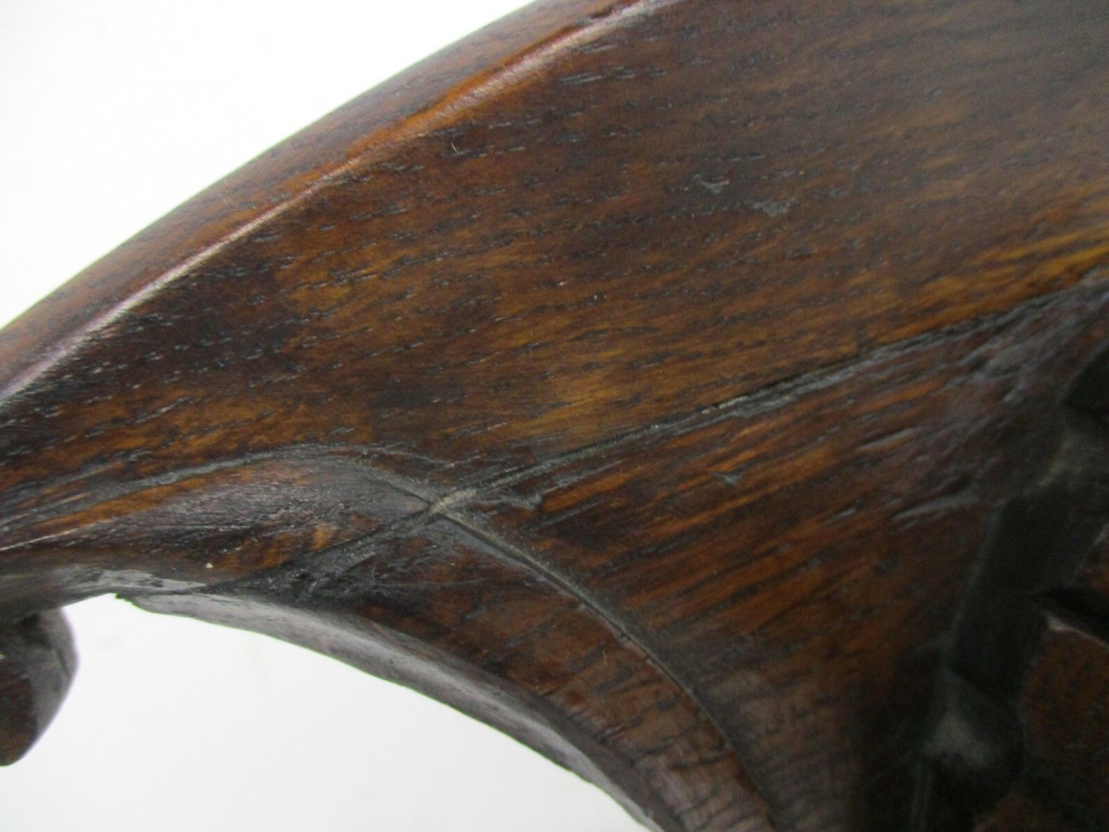 Hand Carved Wood Wall Shelf Coat Kitchen Rack Carved Head Putti Angel Stunning photo buy