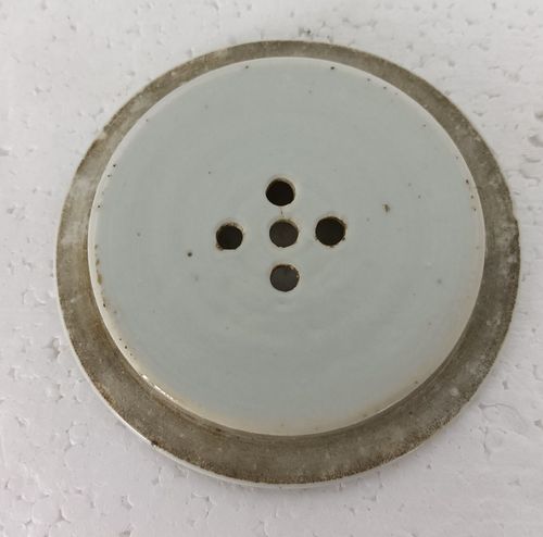 Special Chinese Incense  Burner Holder Porcelain Dish Marked photo for sale