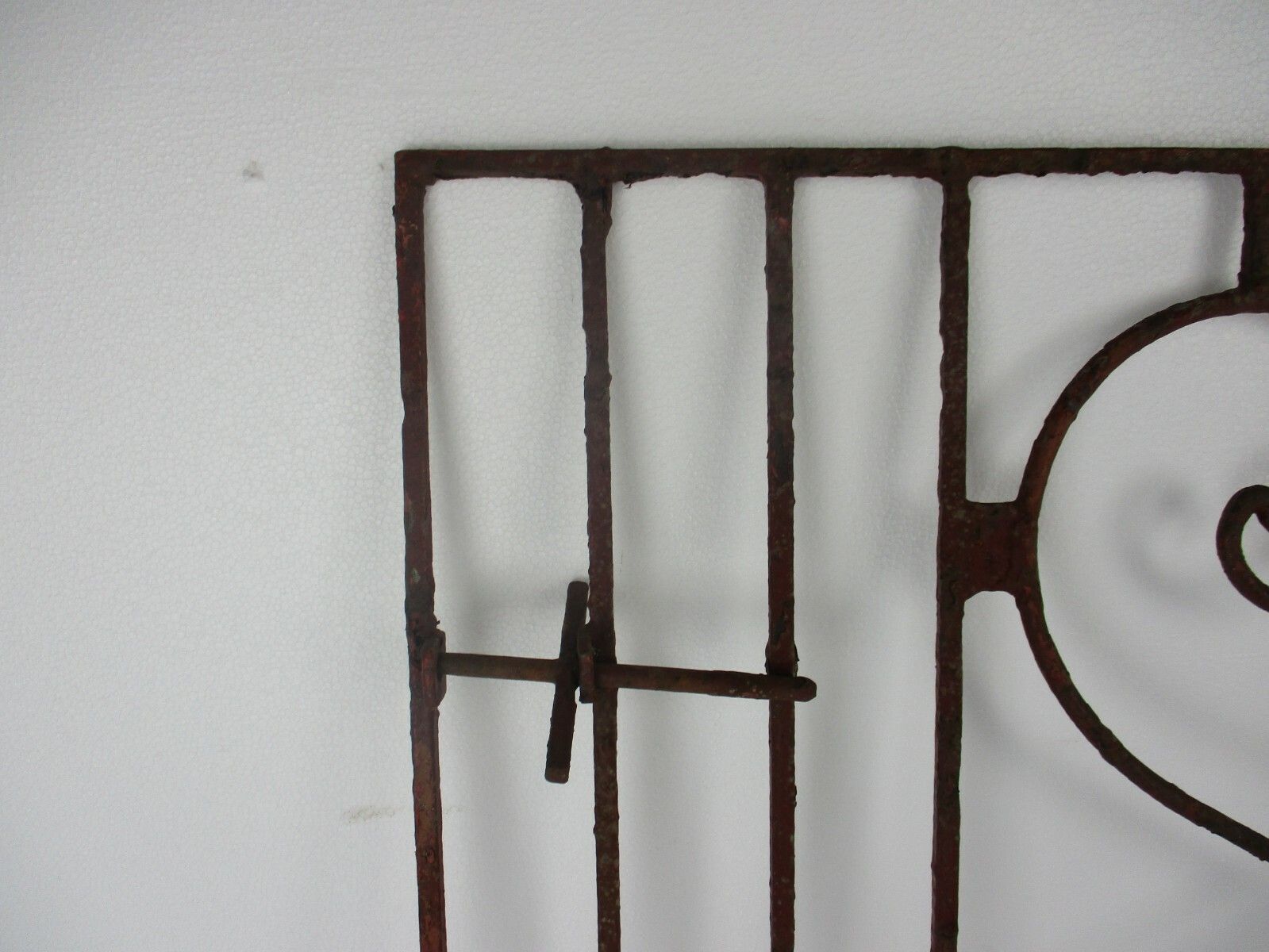 Antique Gate Hinged Hearts Architectural Fence Salvaged Wall Decor Garden photo furniture