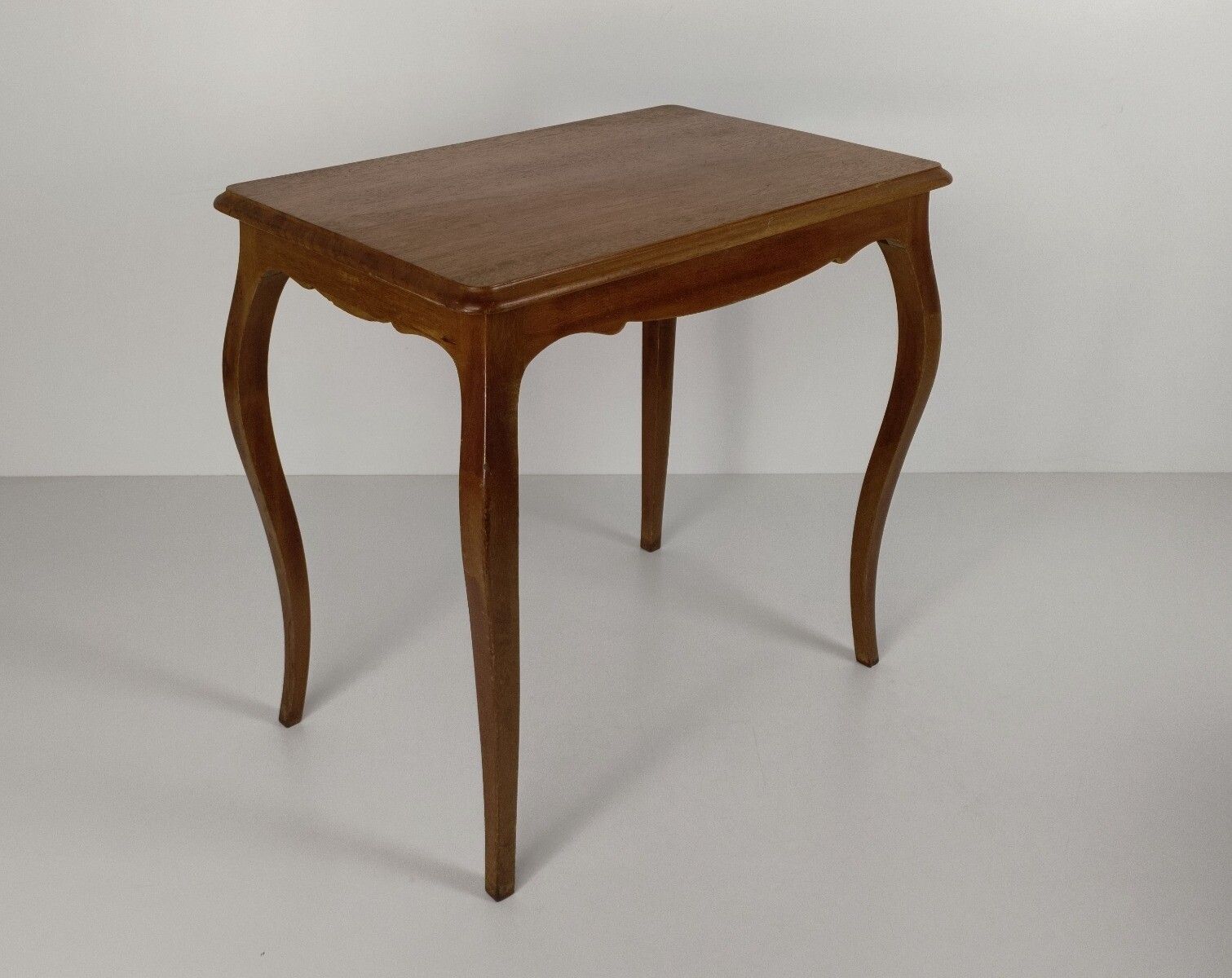Vintage Side Coffee Occasional Wine Table Carved Wood Louis XV Style Barn Style photo furniture