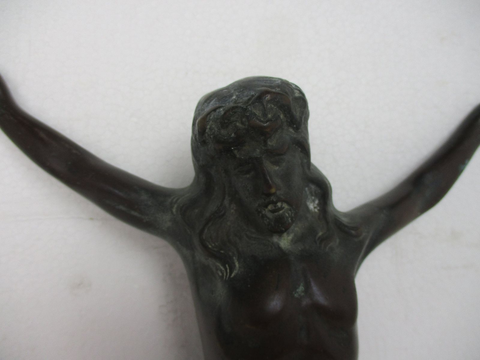 Gorgeous Mid Century Bronze Corpus Jesus Christ Signed Sylvain Norga photo furniture