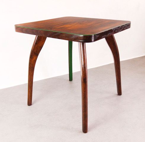 Table H 259 By Jindřich Halabala "Green Line" photo furniture