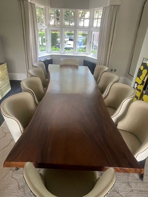 10 Seater Wooden Dining Table And Chairs