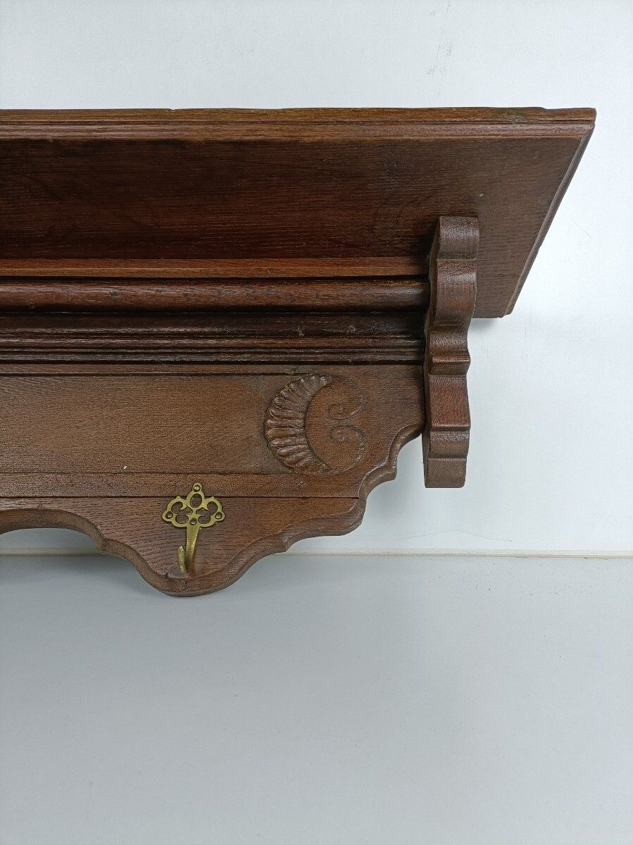 Gorgeous Antique Coat Rack Hat Rack Hand Carved Wood Xl French Oak 19th Century photo Furniture