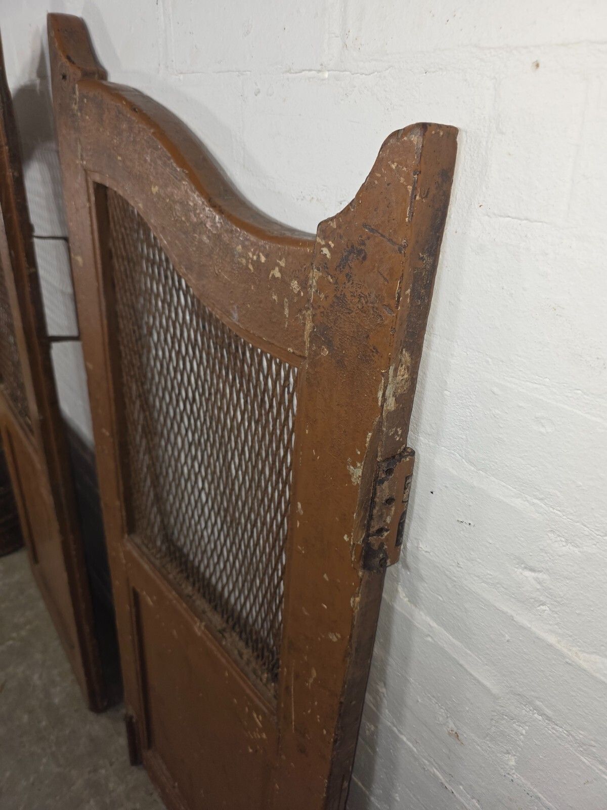photo for sale Old Pair Vintage Reclaimed Indian Wooden Iron Saloon Doors Shutters Garden Gates