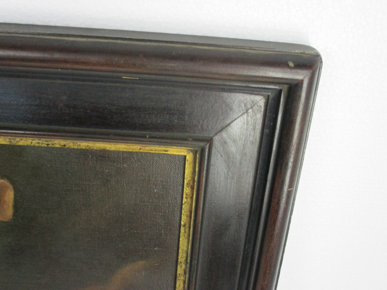 19th C Religious Scene Painting Oil On Canvas Crucifixion Framed Deknudt Wow photo buy