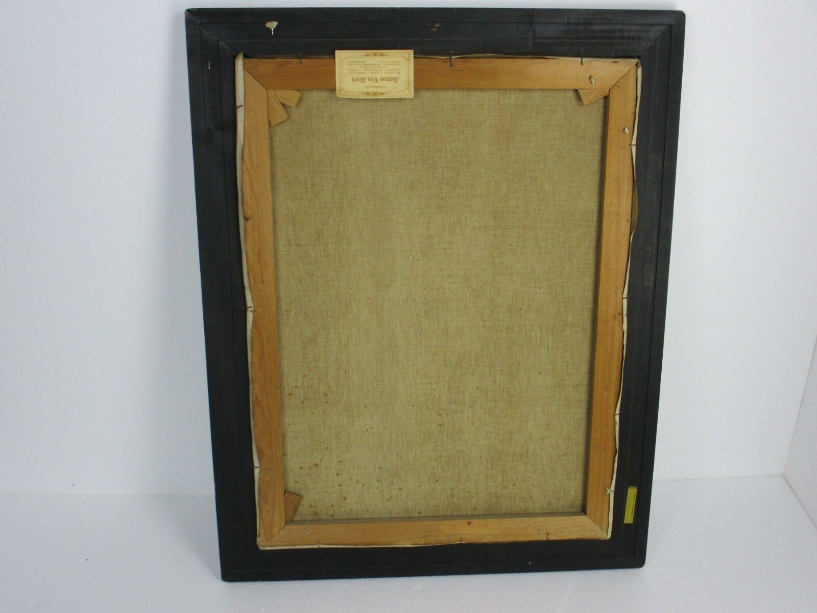 photo furniture 19th C Religious Scene Painting Oil On Canvas Crucifixion Framed Deknudt Wow