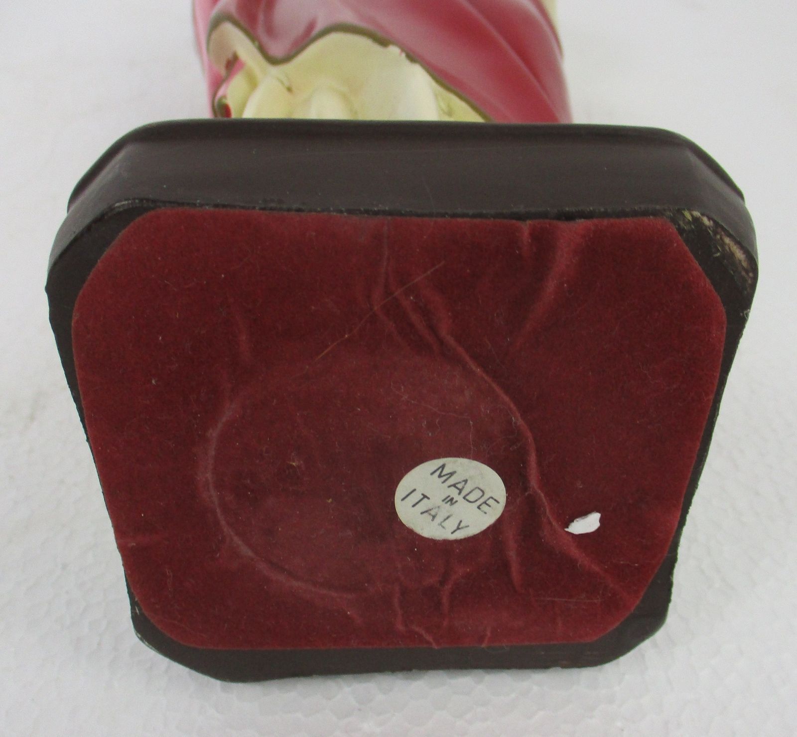 photo furniture Vintage Statue Jesus Christ Savior Sacred Heart Holy Heart Resin Italy Lovely