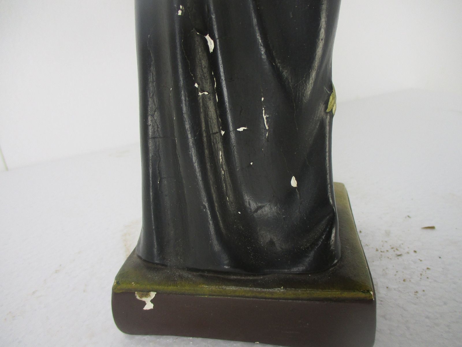 Htf Statue St Saint Rita Of Cascia Plaster Patroness Impossible Causes Bees 16.7 photo 162.0