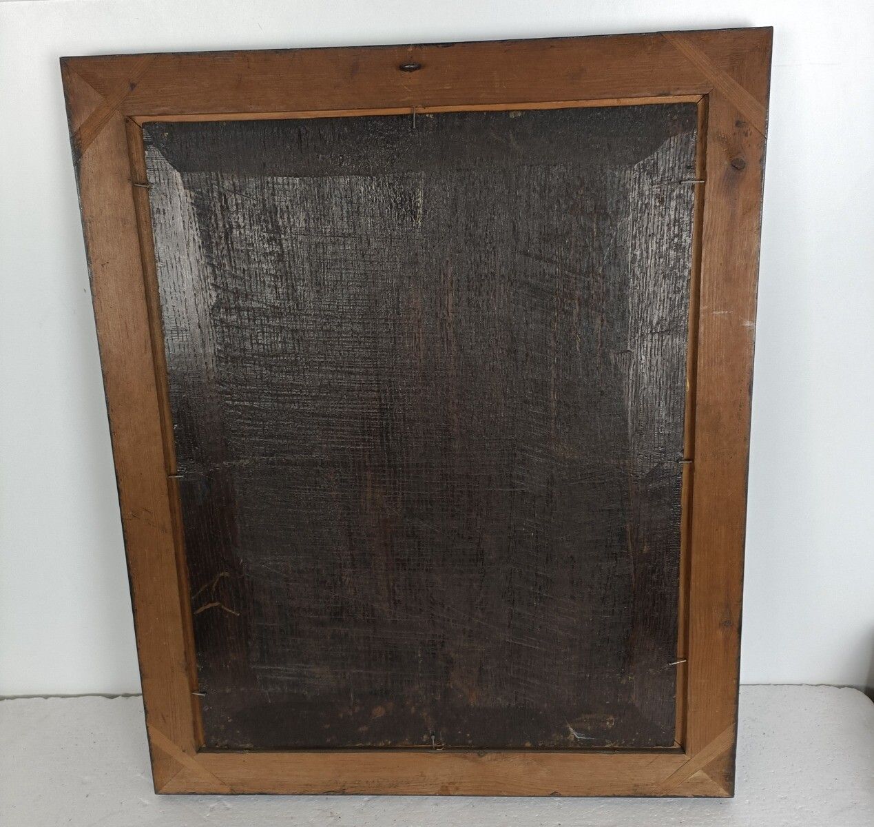 Stunning Painting Oil On Wooden Panel Jesus In Tomb With Angel 18th Century photo buy