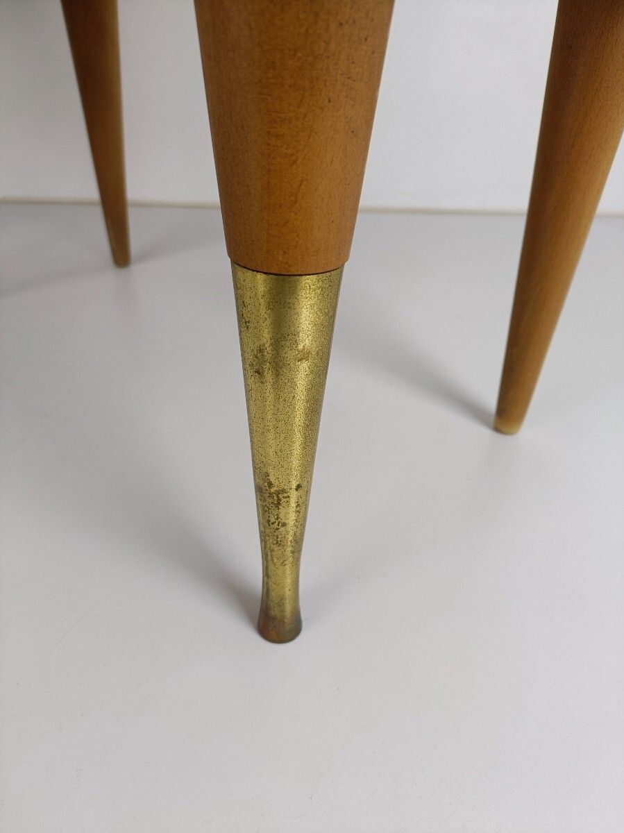 Pair Couple Vintage Teak Nightstands End Tables Mid Century Modern Modernist photo 1011.0