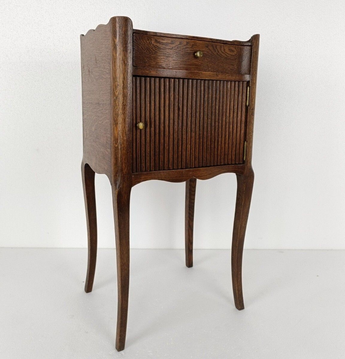 Art Deco Art Nouveau Brown  Side Cabinet Table Night Stand Antique Exquisite Fro photo Furniture