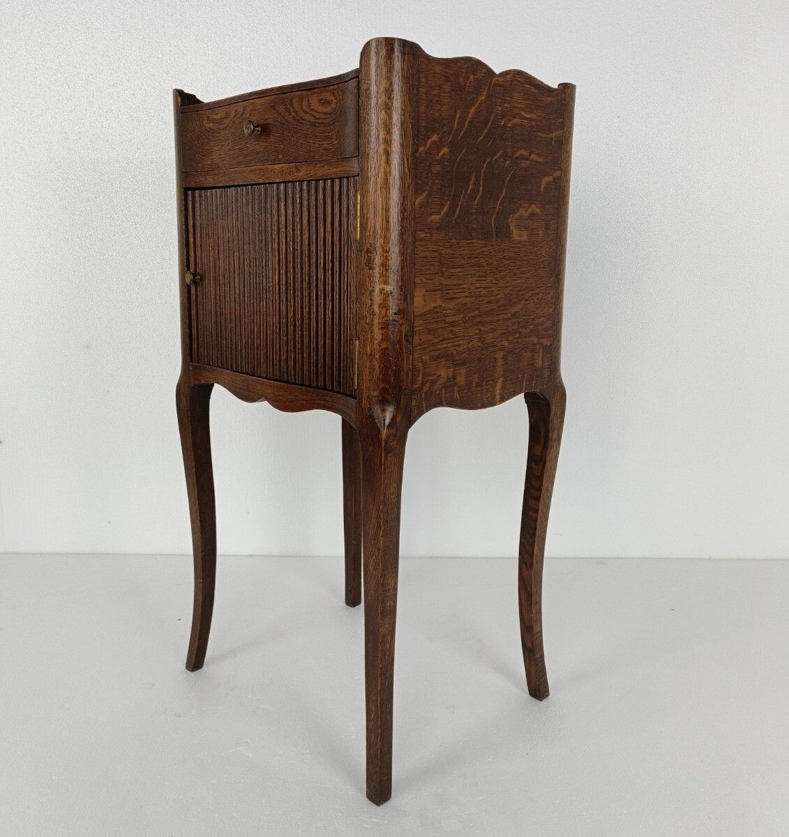 Art Deco Art Nouveau Brown  Side Cabinet Table Night Stand Antique Exquisite Fro photo 607.0