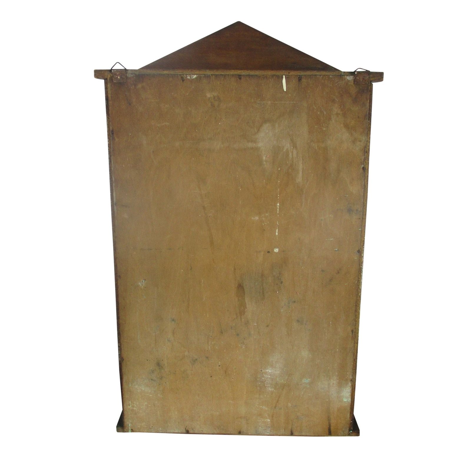 Vintage Ornate Wooden Kitchen Apothecary Wall Cabinet Mirror Pediment Lovely photo vintage