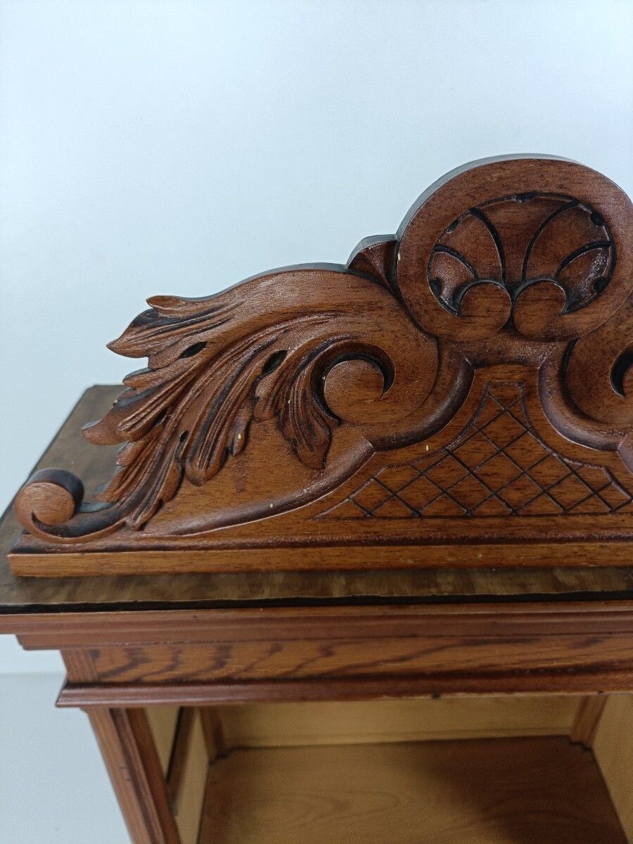 Gorgeous Large Medicine Apothecary Cabinet Gorgeous Pediment Beveled Glass Mirro photo Furniture