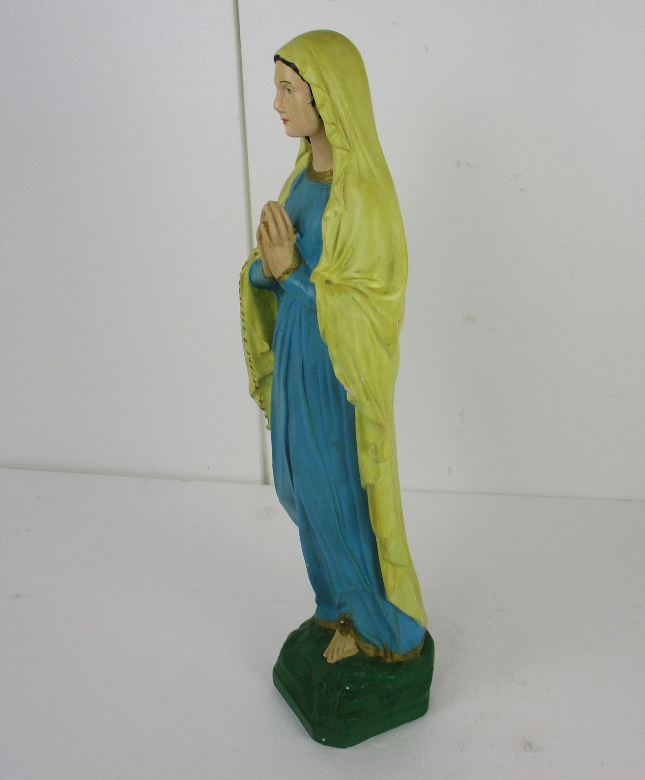 Large Monastry Chapel Statue Virgin Mary Madonna Our Lady Of Lourdes  Plaster Fr photo buy